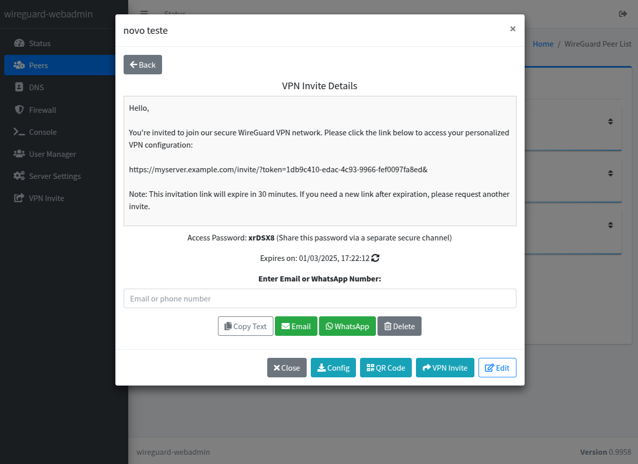 VPN Invite