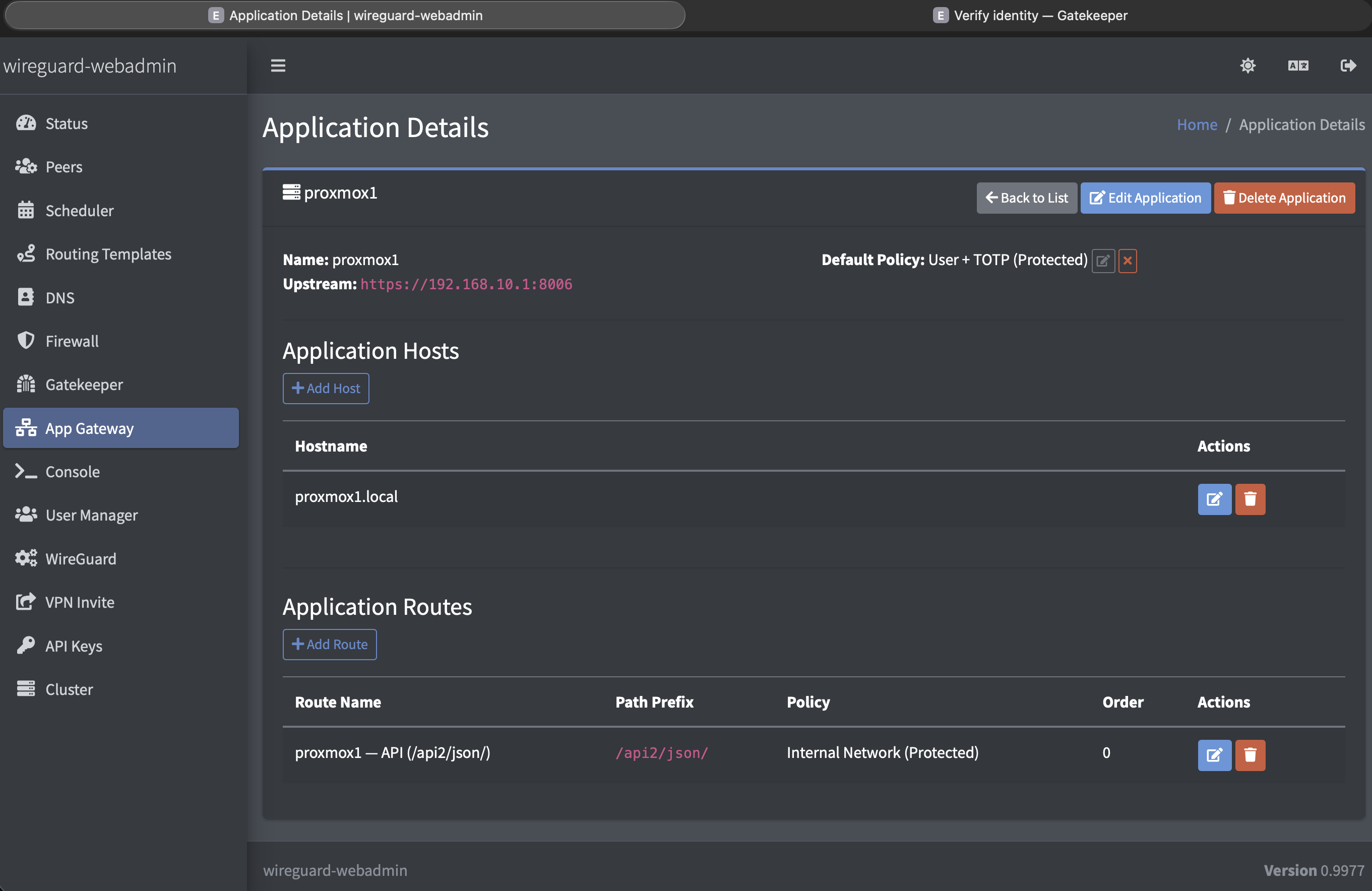 Zero Trust App Gateway